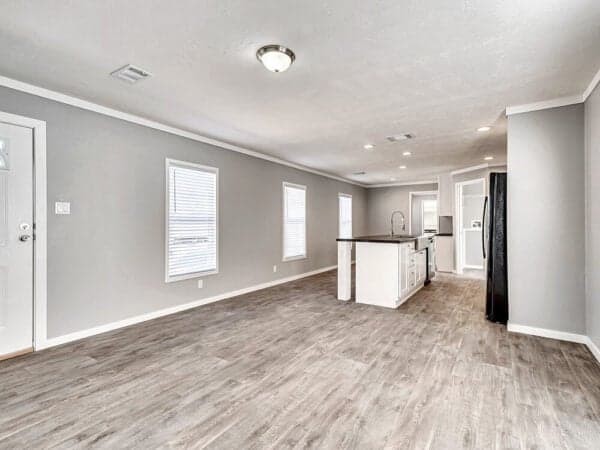 The tony interior home features