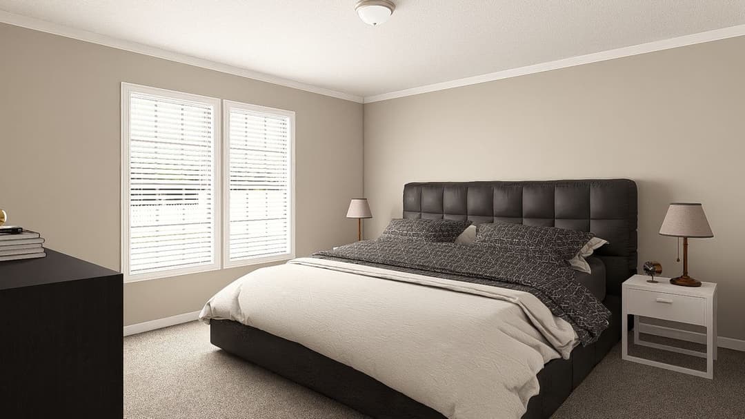 The big easy bedroom home features