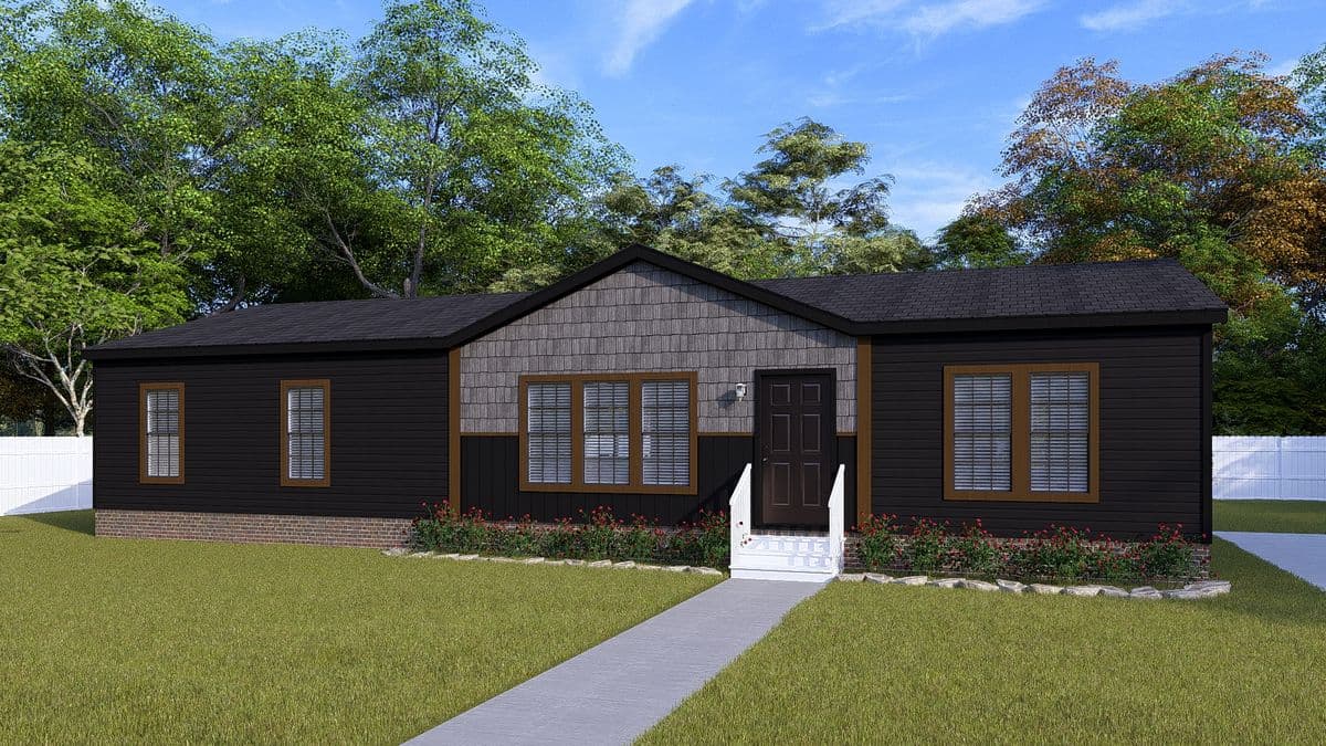 The lil' easy hero, elevation, and exterior home features