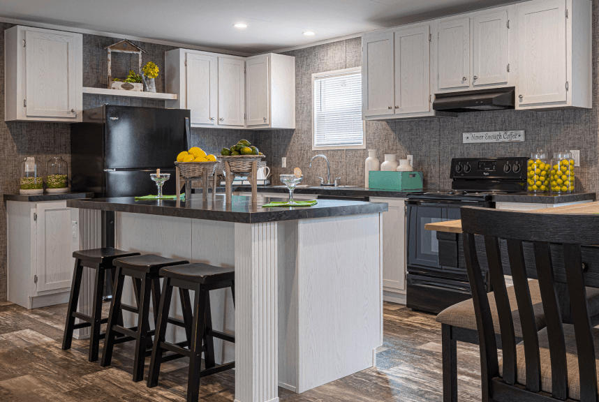 Redman series  interior and kitchen home features