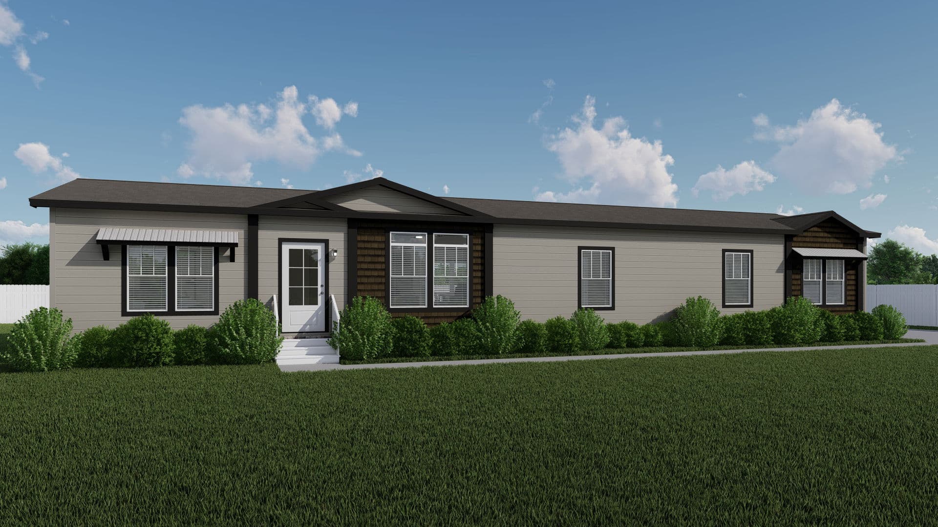 The fuji hero, elevation, and exterior home features