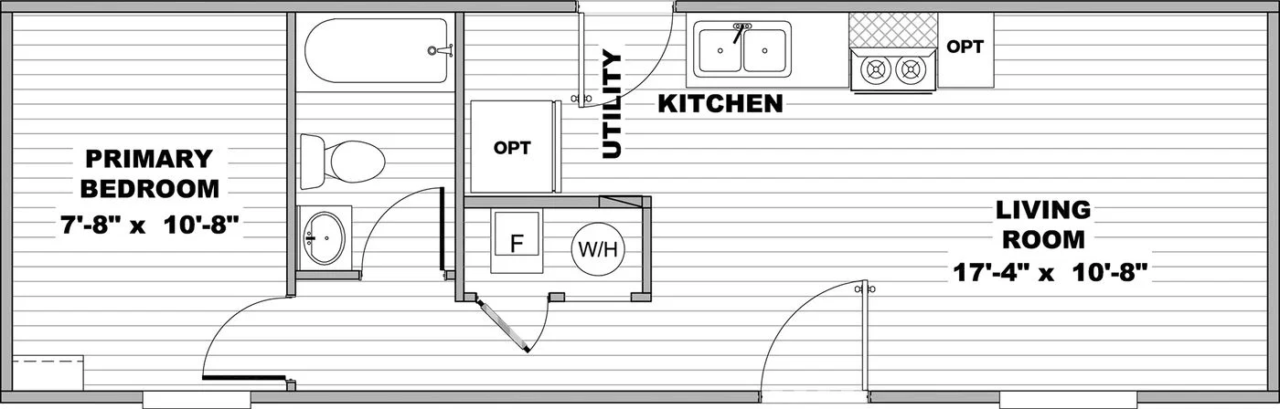 Buttercup floor plan home features