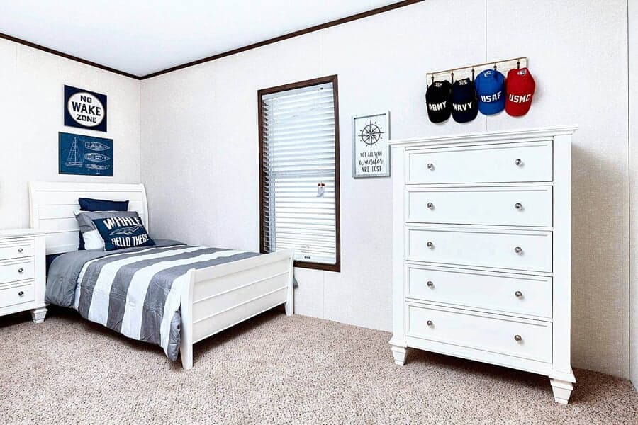 The willison bedroom home features