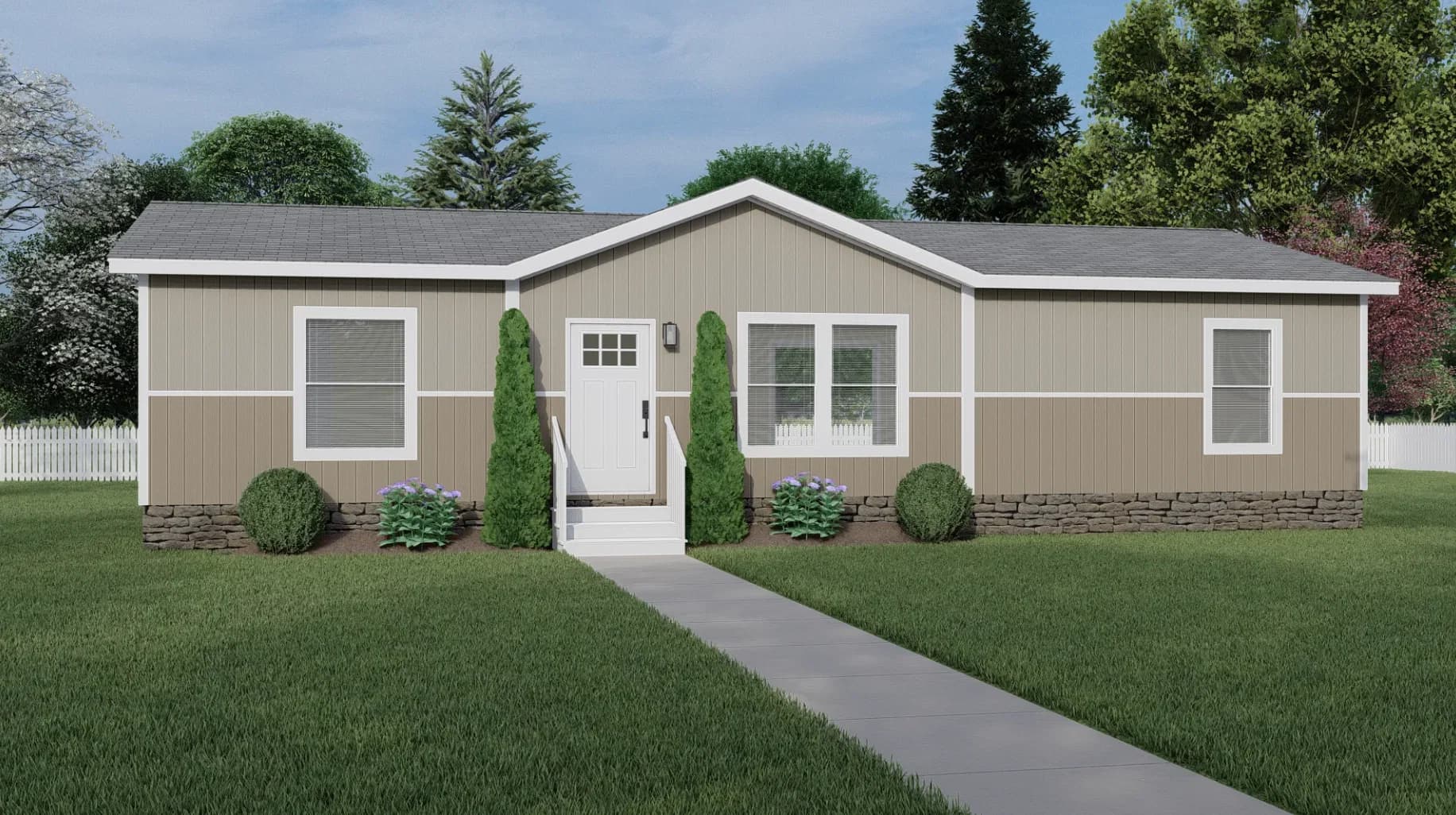 Desoto hero, elevation, and exterior home features