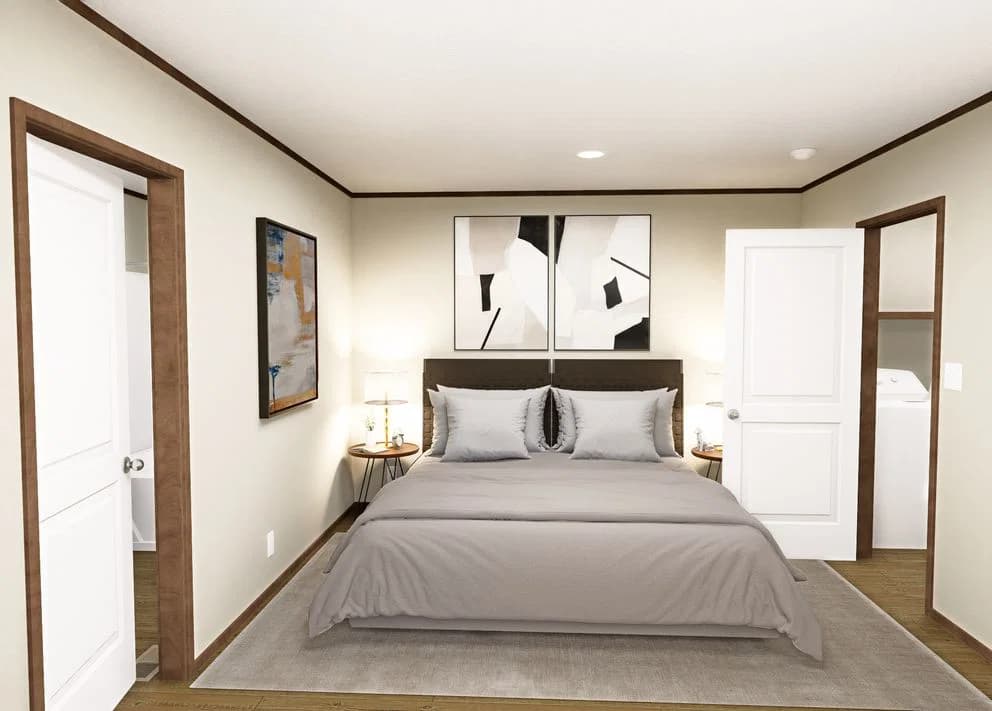 Hudson bedroom home features