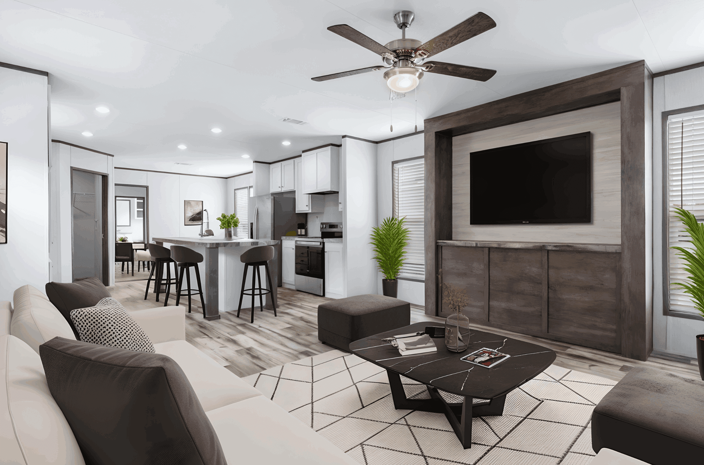 Cypress interior home features