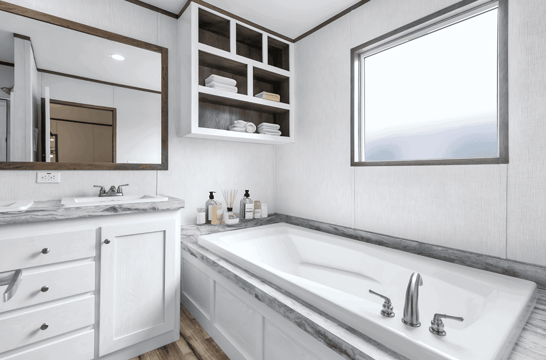 Cypress bathroom home features