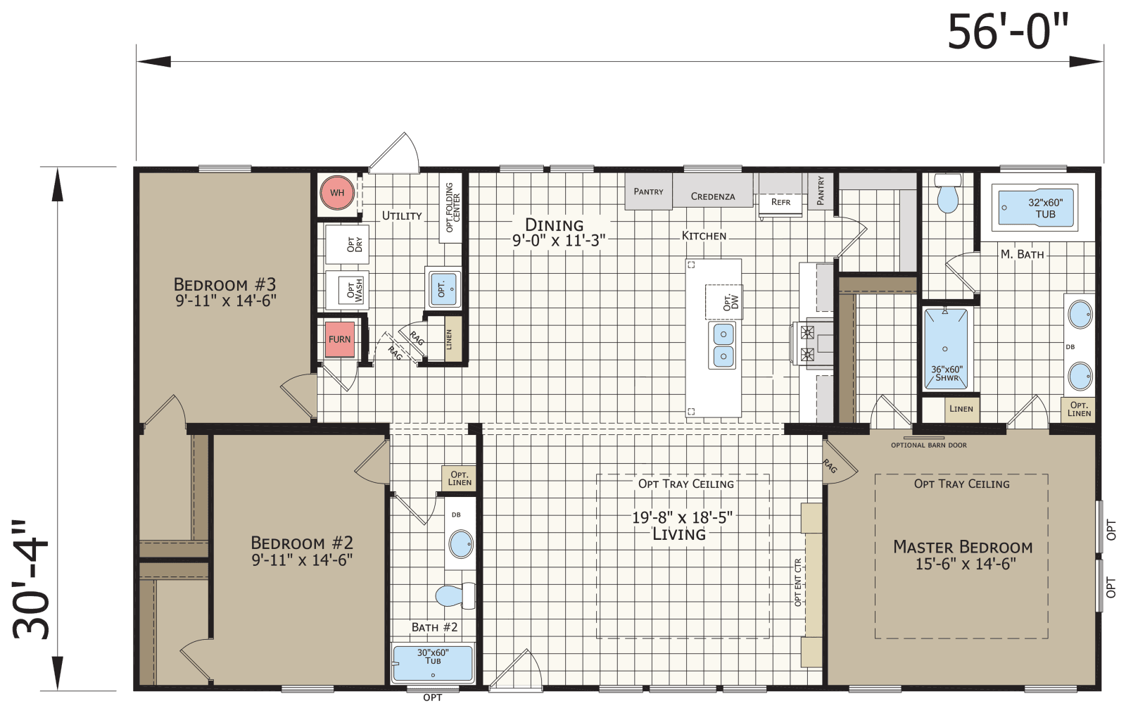 Innovation 3256n floor plan home features