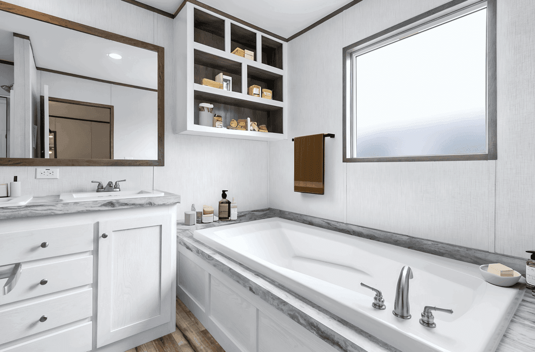 Cypress bathroom home features