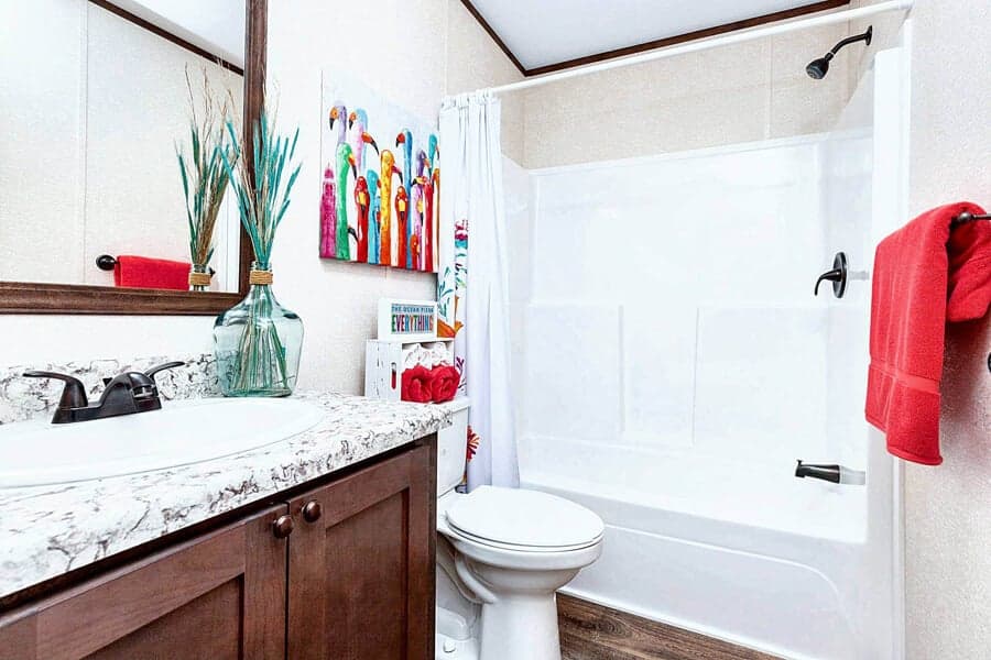 The willison bathroom home features