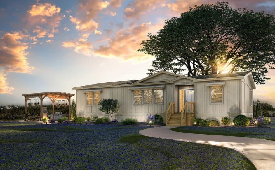 Magnolia 6360 elevation and exterior home features