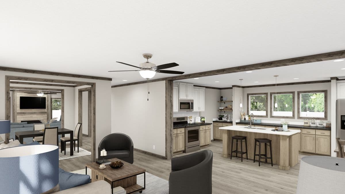 The madison interior home features