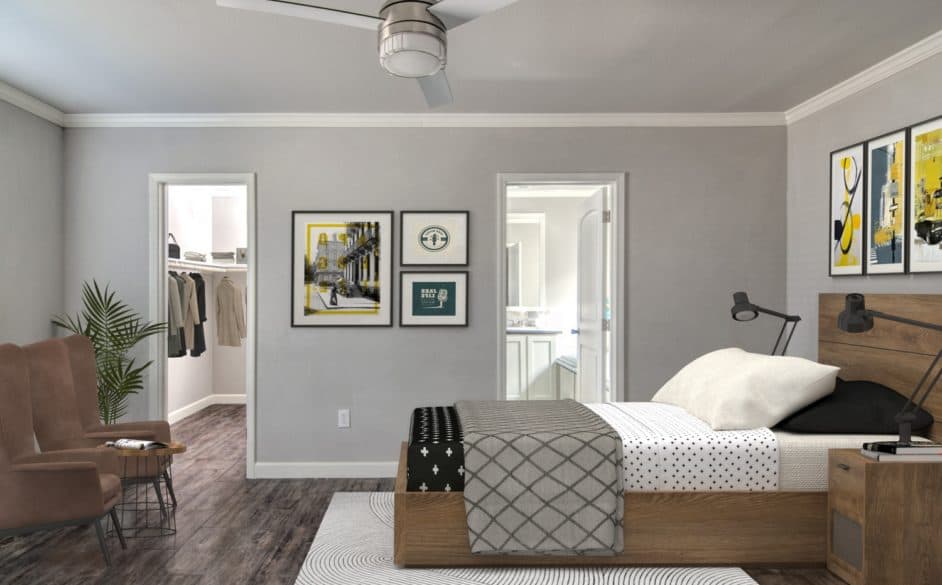 Javelin j78l bedroom home features