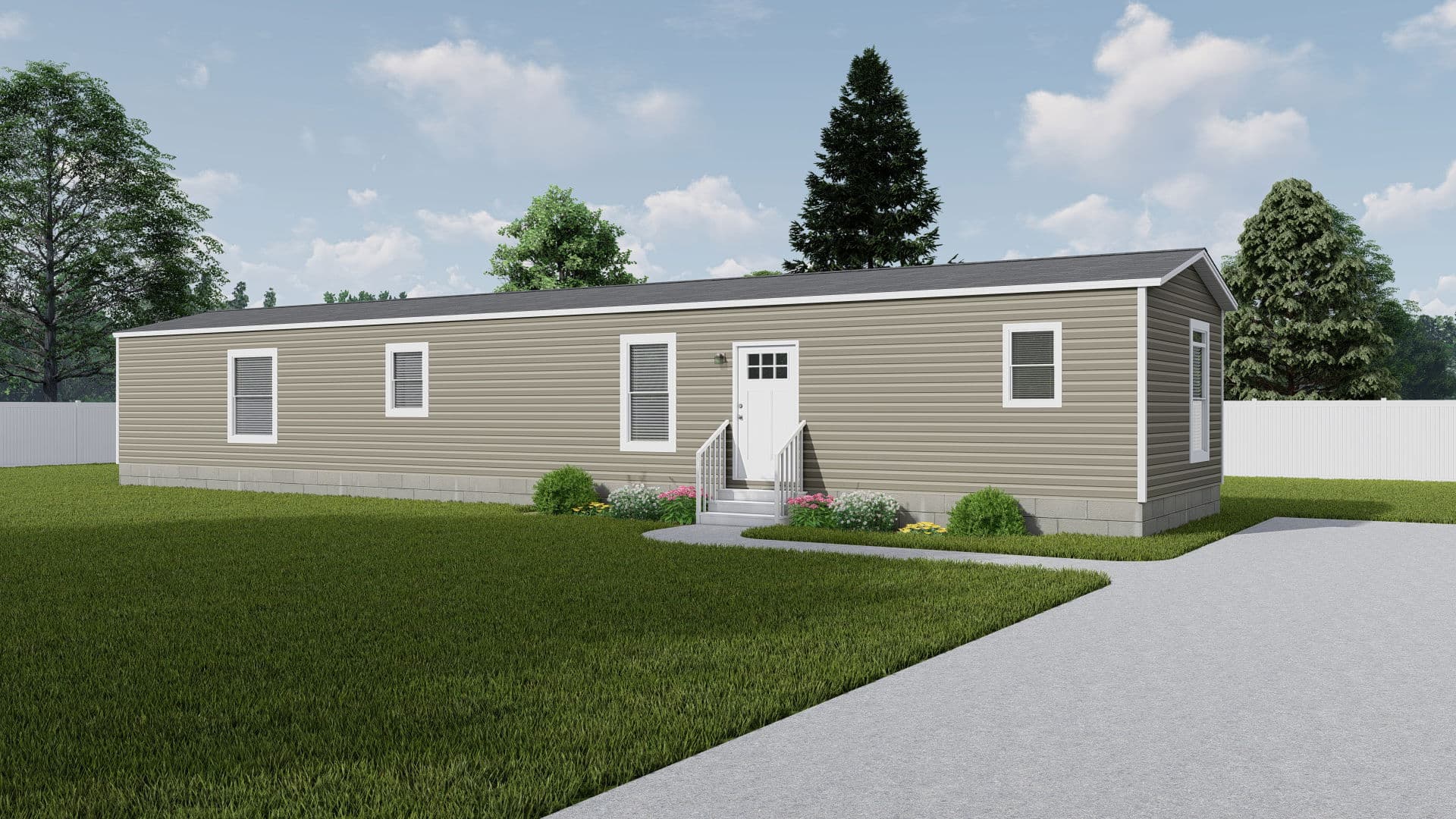 Anniversary 16682f hero, elevation, and exterior home features