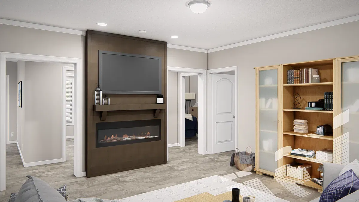 The riviera interior home features