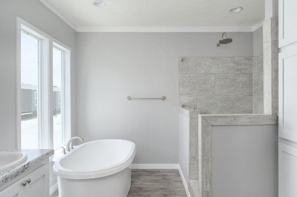 The sherman bathroom home features