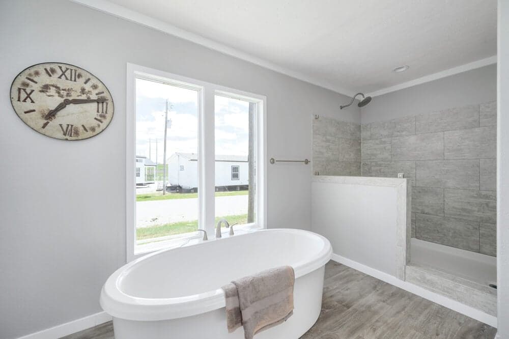 The charleston bathroom home features