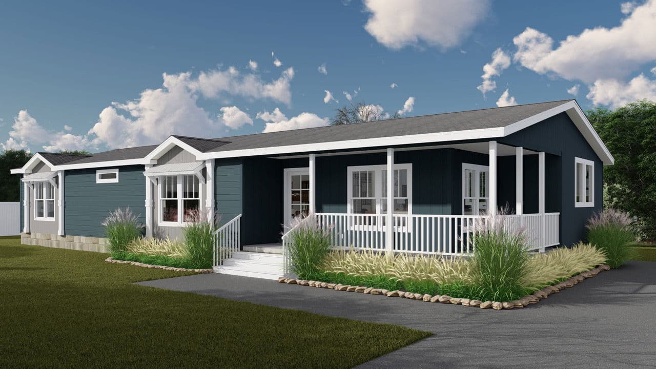 The sedona hero, elevation, and exterior home features