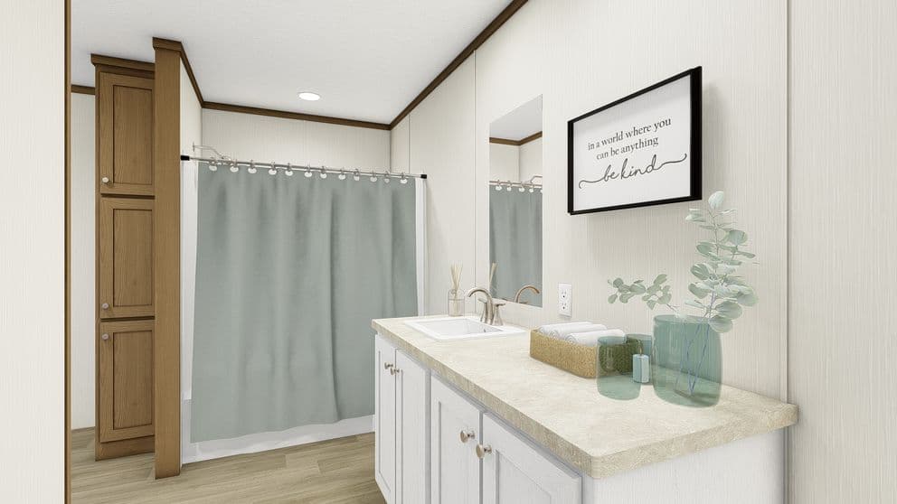 Reveal bathroom home features