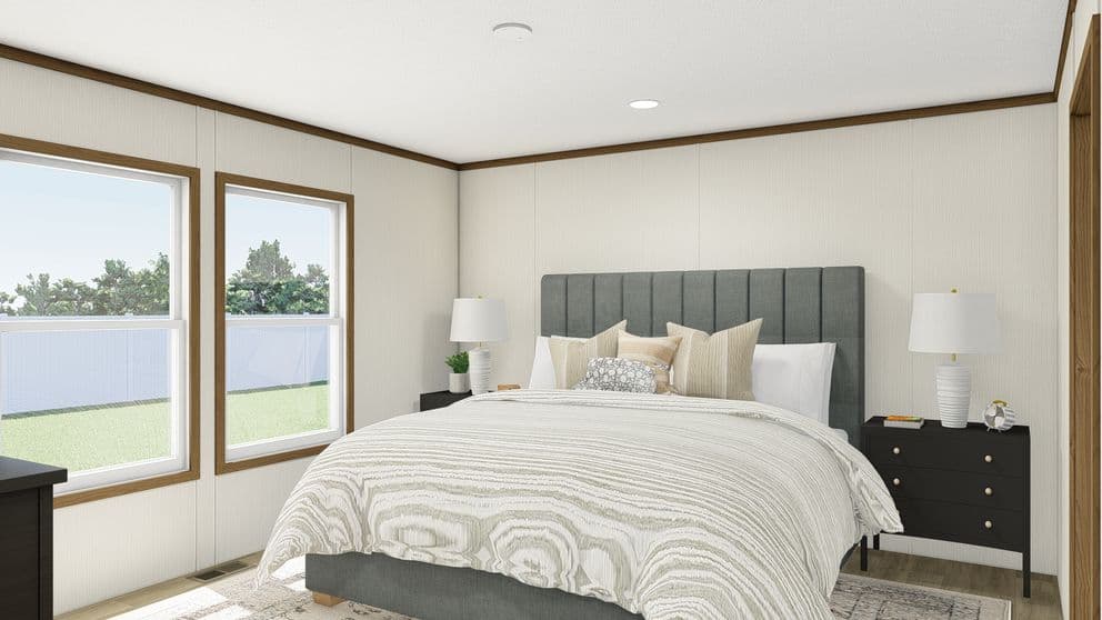 Glimpse bedroom home features