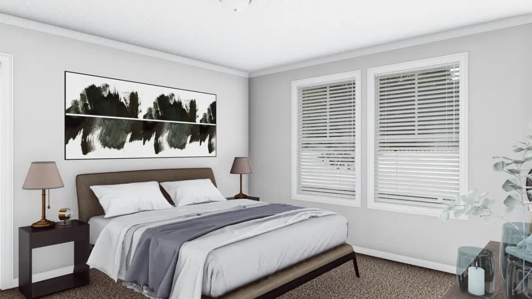 The southern charm bedroom home features