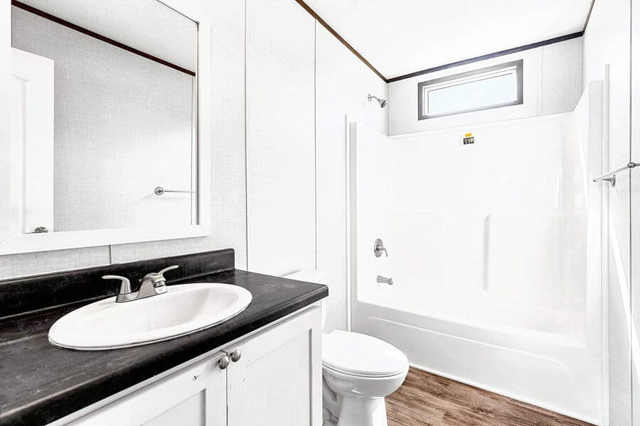 The fiesta bathroom home features