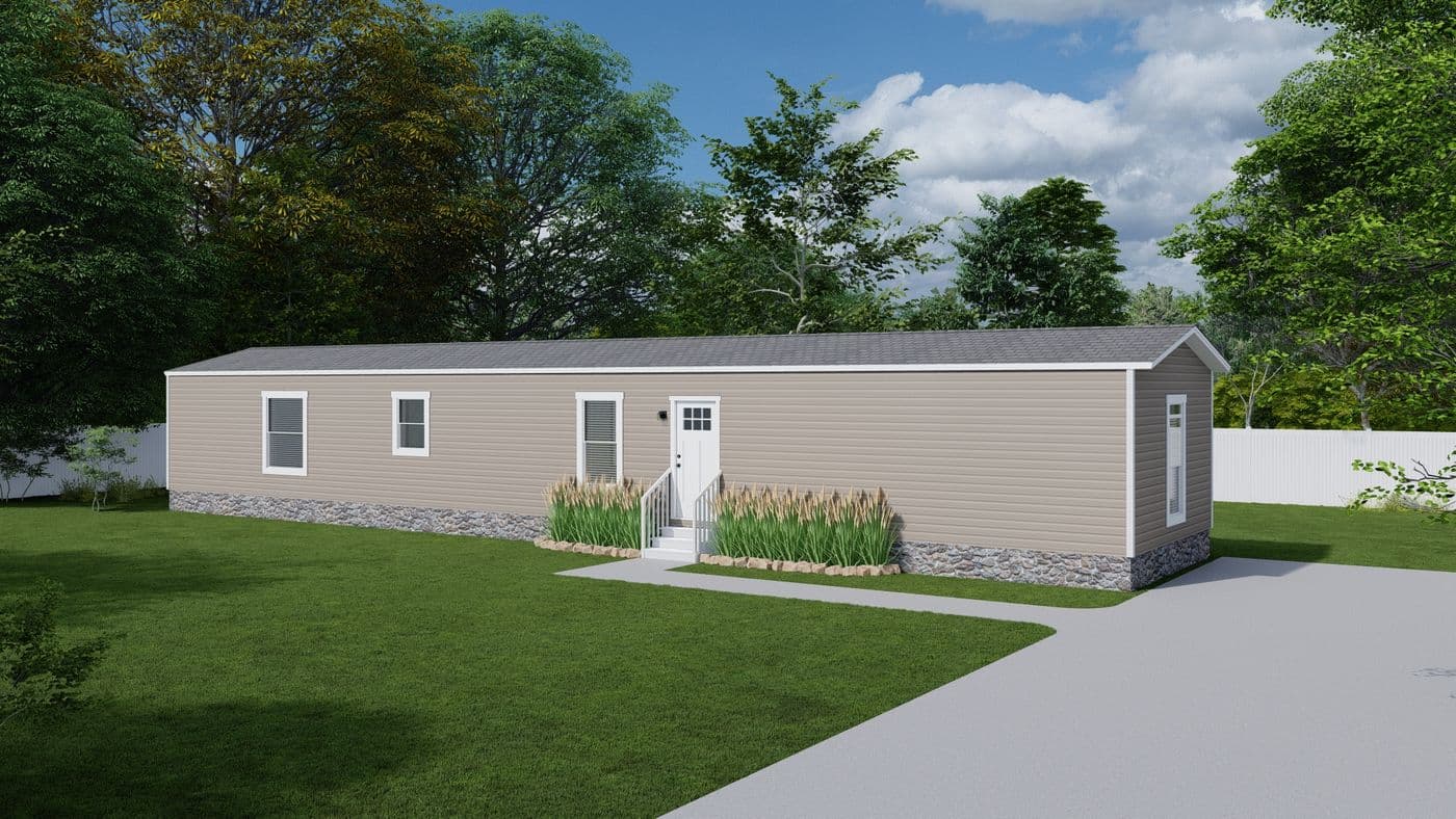 Select 16723a hero, elevation, and exterior home features