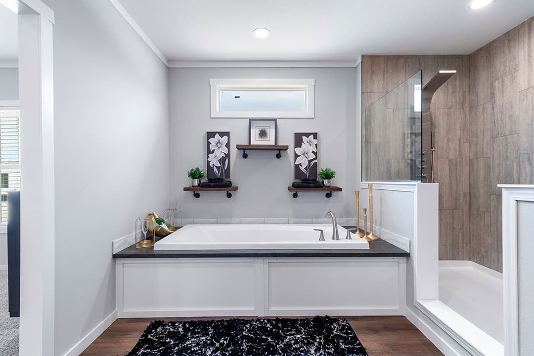 The chanel bathroom home features