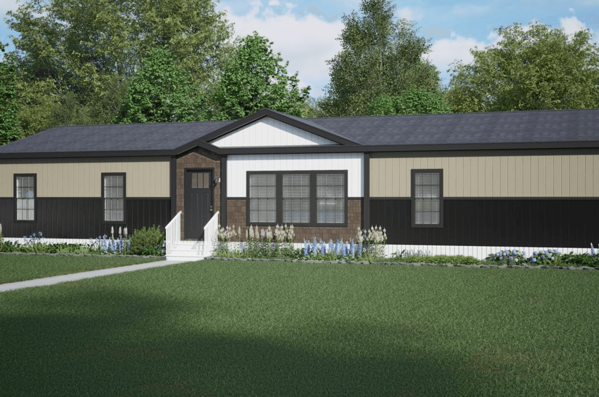 The mclemore hero, elevation, and exterior home features