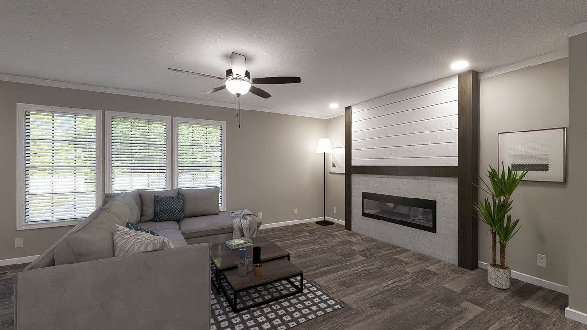 The lil' easy interior home features