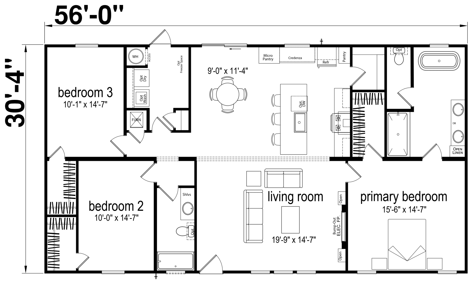 Cedar creek 3256h32025 floor plan and hero home features