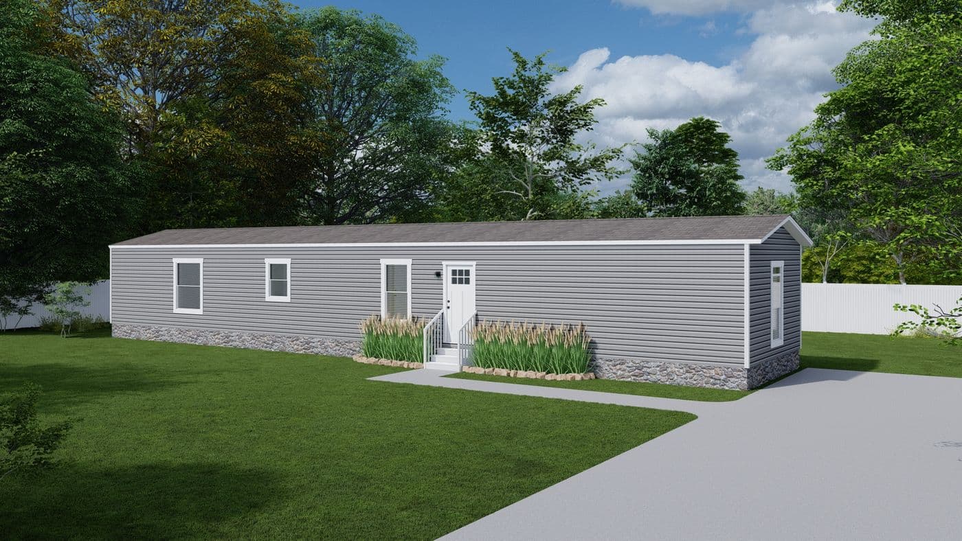 Select 16723f hero, elevation, and exterior home features