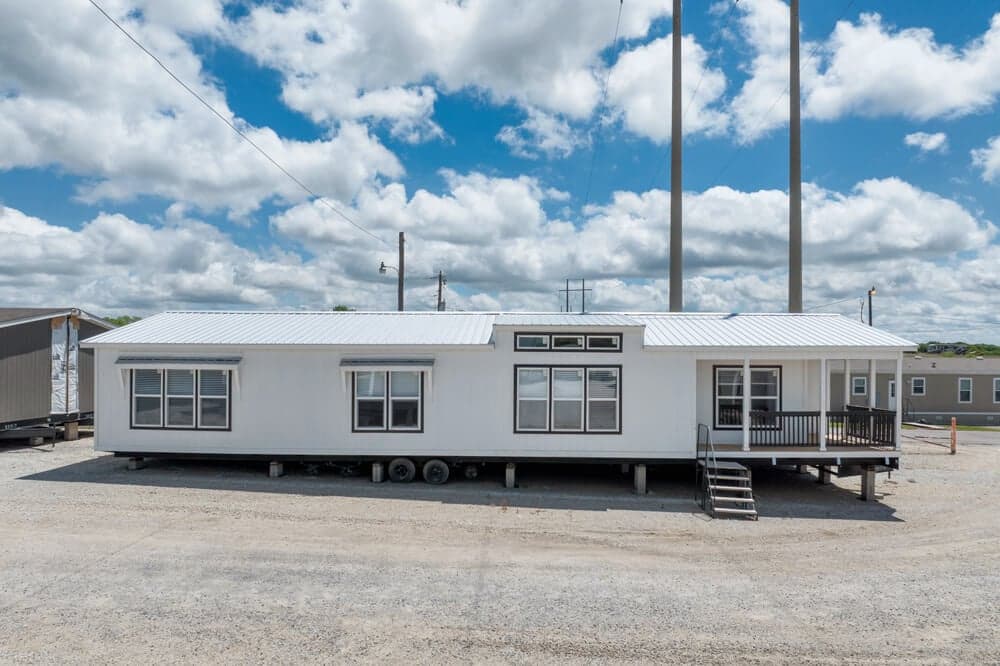 The charleston elevation and exterior home features