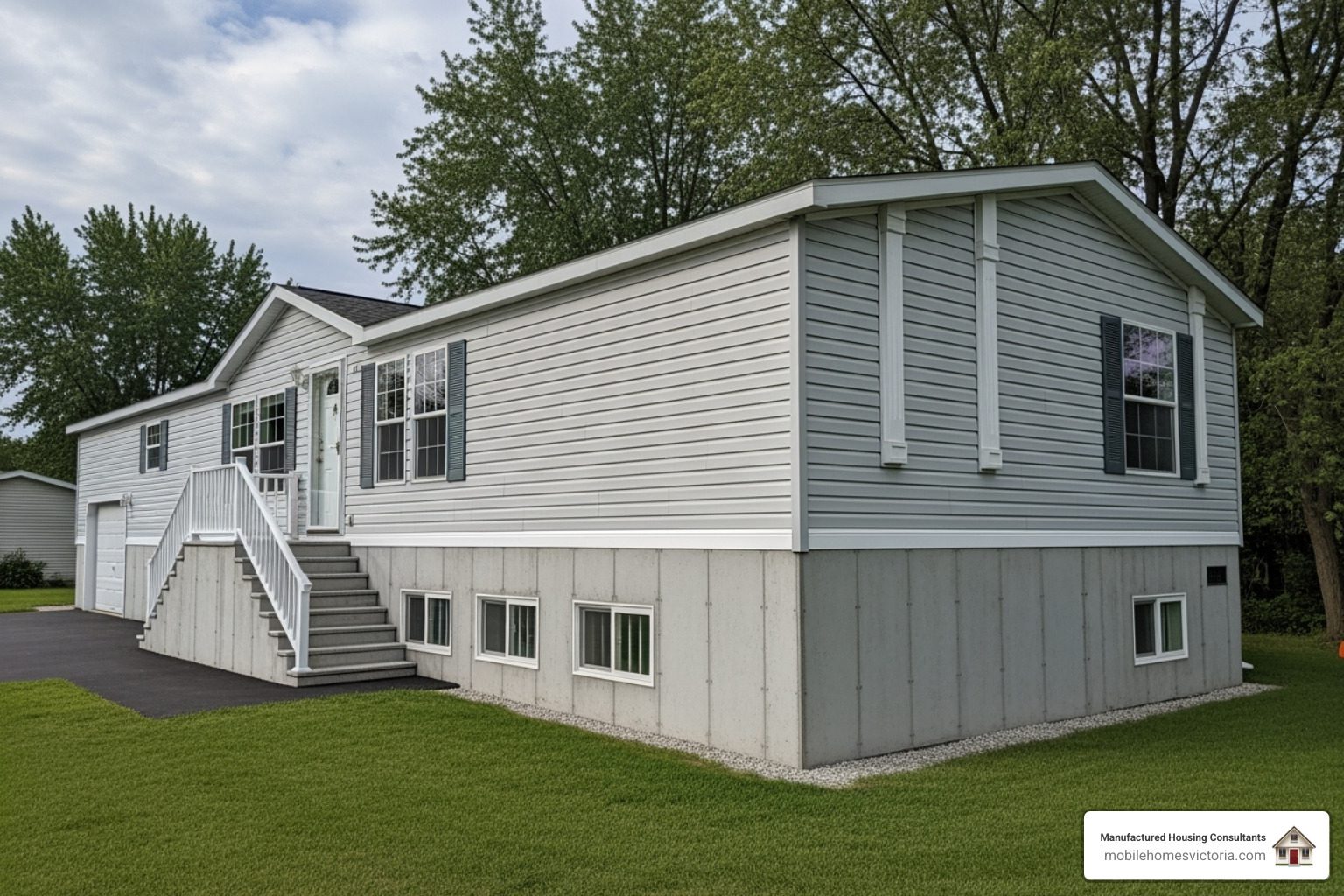 can a manufactured home have a basement