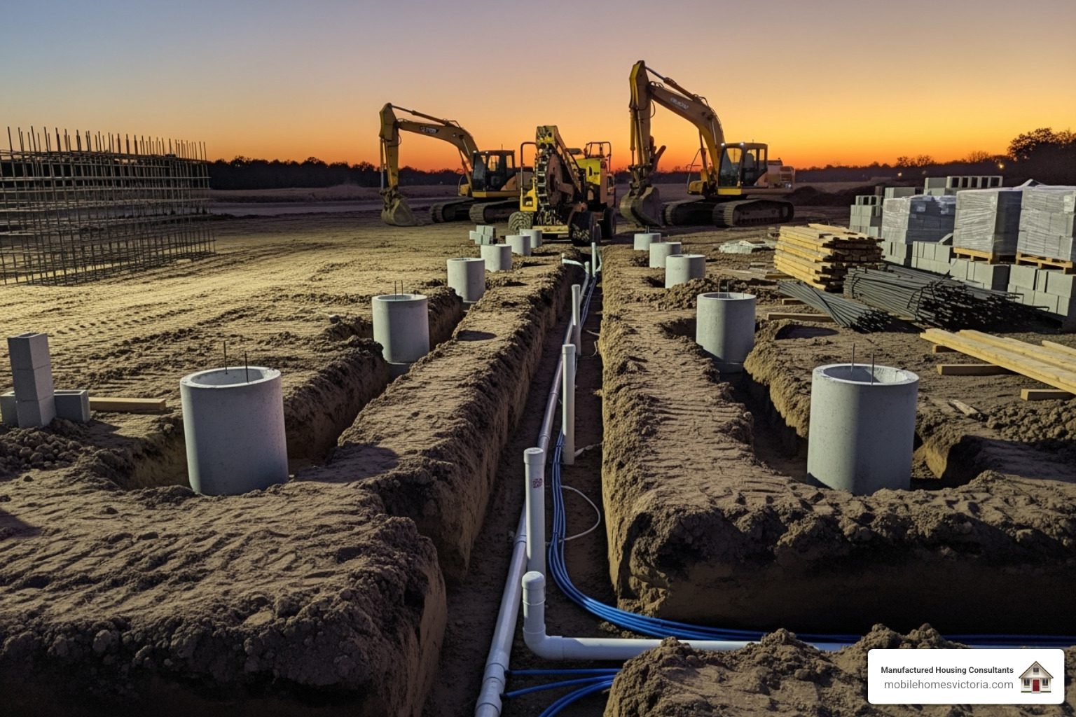 mobile home site prep